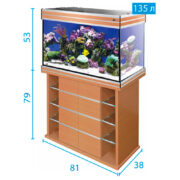 Аквариум Биодизайн Altum 135 (135 литров)