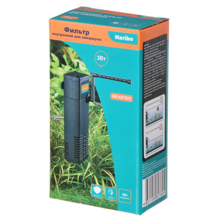 Фильтр внутренний Naribo F-310 3Вт, 300л/ч, h.max 0,5м, для аквариума 15-30л