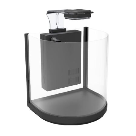 Аквариум дуговой Atman BGT-25 черный, 10 литров