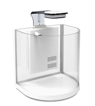 Аквариум дуговой Atman BGT-25 белый, 10 литров