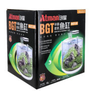 Аквариум дуговой Atman BGT-25 белый, 10 литров