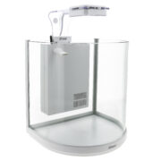 Аквариум дуговой Atman BGT-25 белый, 10 литров