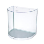 Аквариум дуговой Atman BGT-30 белый, 16 литров