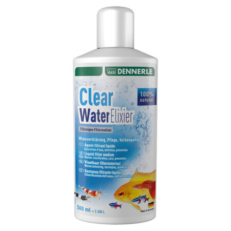Добавка для очищения воды Dennerle Clear Water Elixier 500мл, на 2500 литров