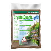 Грунт Dennerle Crystal Quartz Gravel темно-коричневый, 5кг