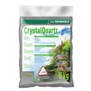 Грунт Dennerle Crystal Quartz Gravel темно-серый, 5кг