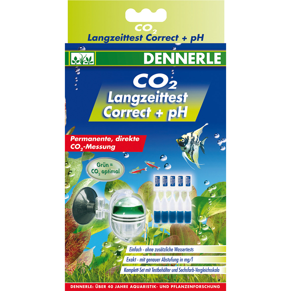 Тест Dennerle long-term test Correct + pH для непрерывного измерения CO2
