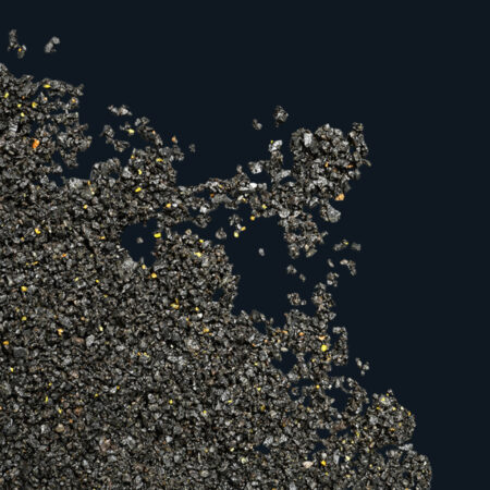 Грунт природный Dennerle Riu Branco 0,1-2мм (черный), 2,5кг