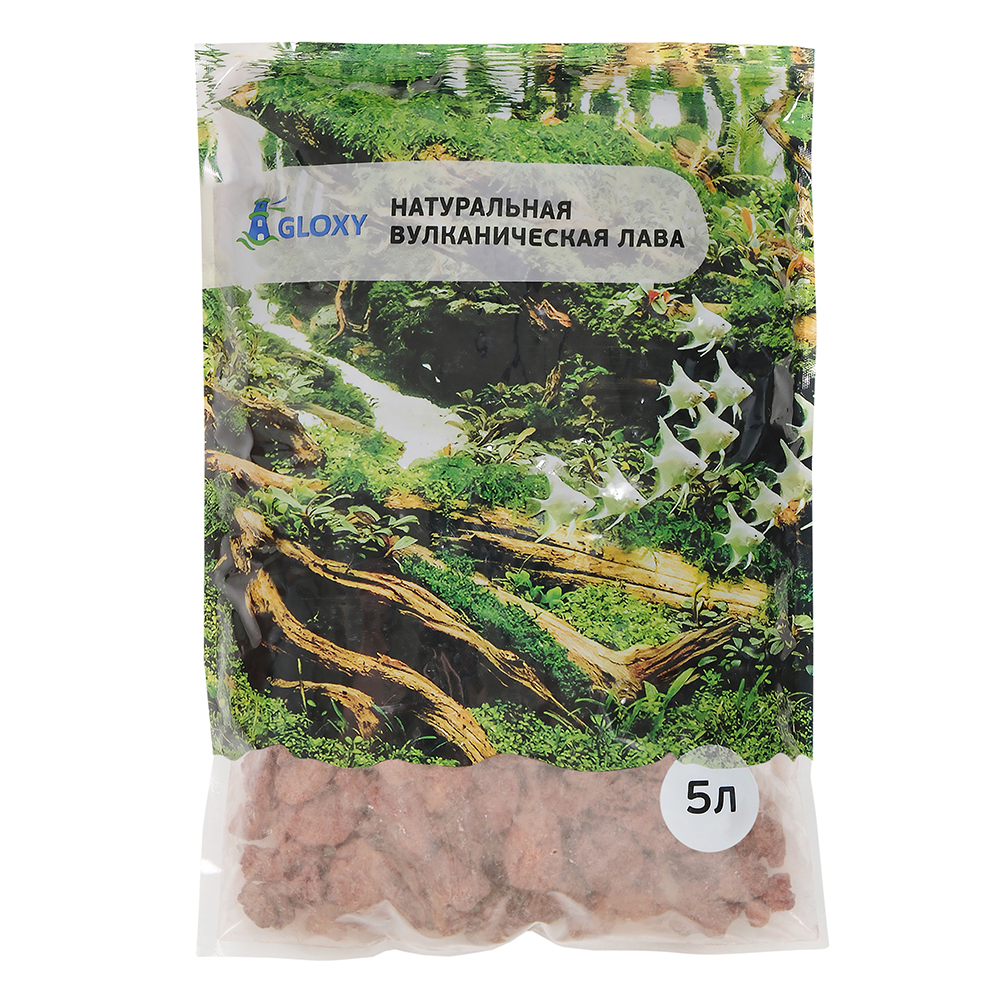 Лава GLOXY красная 20-30 мм 5 литров