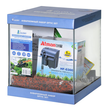 Аквариум GLOXY Optic Set Professional Edition 31 литр с оборудованием