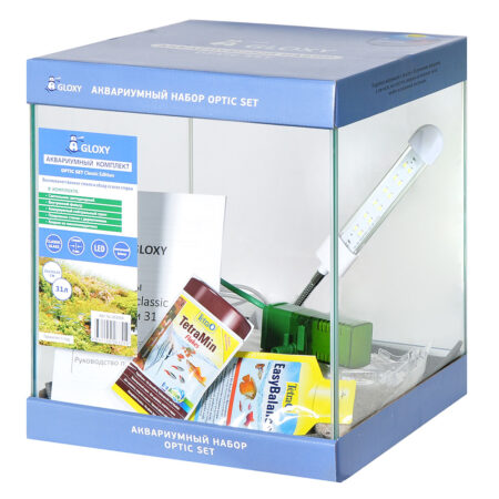Аквариум GLOXY Optic Set Classic Edition 31 литр с оборудованием
