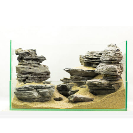 Набор камней GLOXY “Черная скала” разных размеров (уп-20 кг)