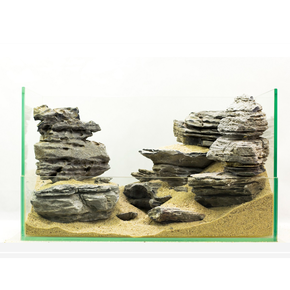 Набор камней GLOXY "Черная скала" разных размеров (уп-20 кг)