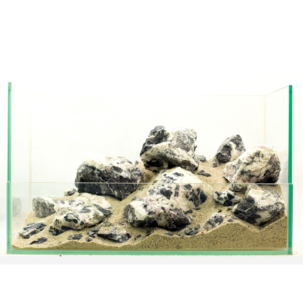 Набор камней GLOXY "Снежный каньон" разных размеров (уп-20 кг)