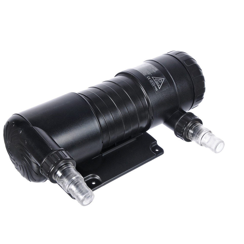 Стерилизатор УФ GLOXY 18Вт, для аквариумов до 1500л, вход /выход от 10 до 19мм