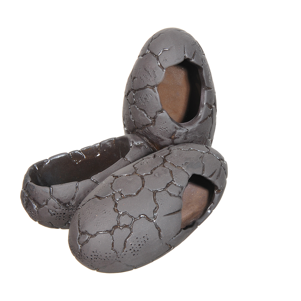 Декорация GLOXY Яйца динозавра L (черная) 20х14х16 см