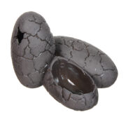 Декорация GLOXY Яйца динозавра L (черная) 20х14х16 см