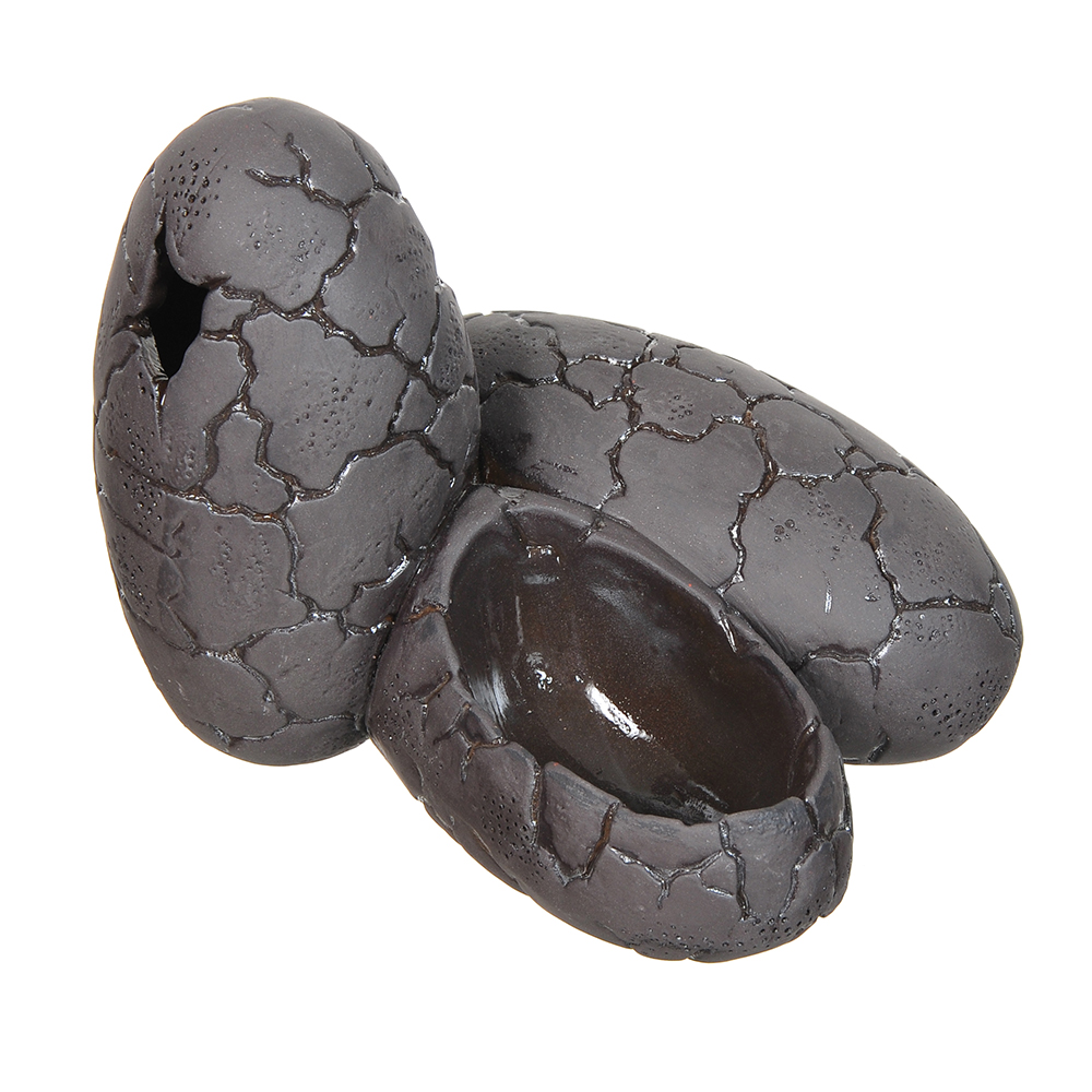 Декорация GLOXY Яйца динозавра L (черная) 20х14х16 см