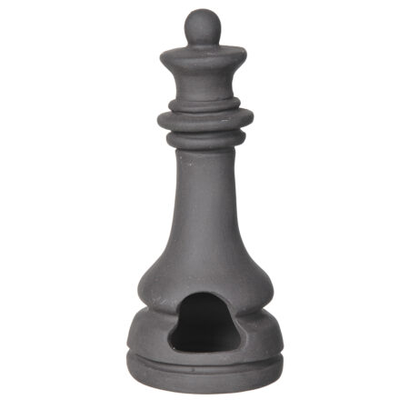 Декорация GLOXY Шахматная фигура Ферзь черный 8х8х17см