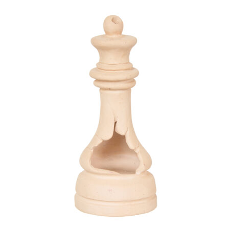 Декорация GLOXY Шахматная фигура Ферзь белый 8х8х17см