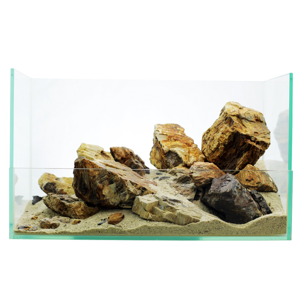 Набор камней GLOXY "Окаменелое дерево" разных размеров (уп-20 кг)