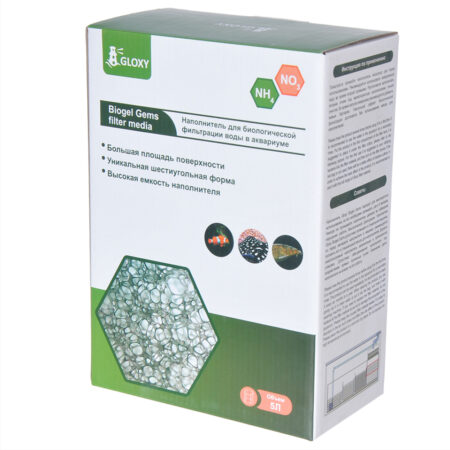 Наполнитель для фильтрации воды Gloxy Biogel Gems 5л