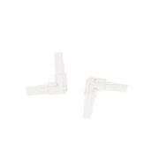 Соединитель воздушный Naribo пластиковый Г-образный (2шт)