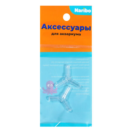 Тройник воздушный Naribo пластиковый Y-образный (2шт)