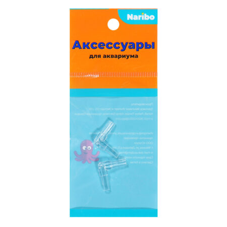 Соединитель воздушный Naribo пластиковый Г-образный (2шт)