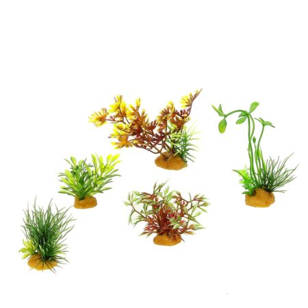 Набор пластиковых растений PRIME 5шт