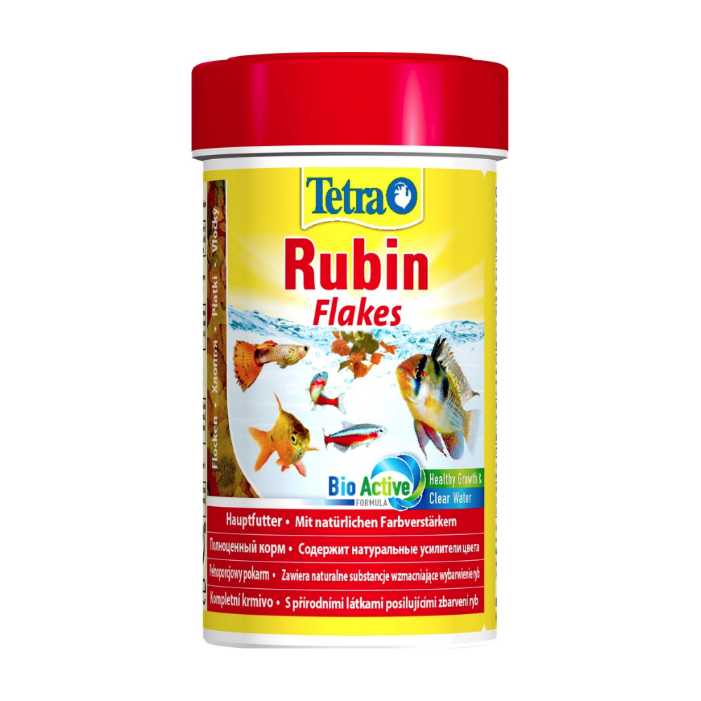 Корм для рыб TetraRubin Flakes xлопья для окраса 100мл