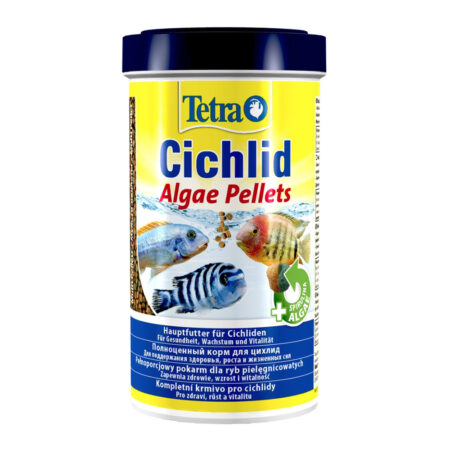 Корм для рыб Tetra Cichlid Algae Pellets растительные мини гранулы 500мл
