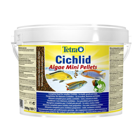 Корм для рыб Tetra Cichlid Algae Mini Pellets растительные мини гранулы 10л