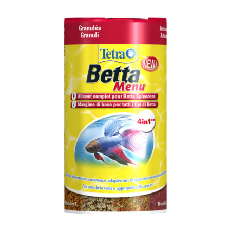 Корм для рыб Tetra Betta Menu гранулы для бойцовых рыб 100мл