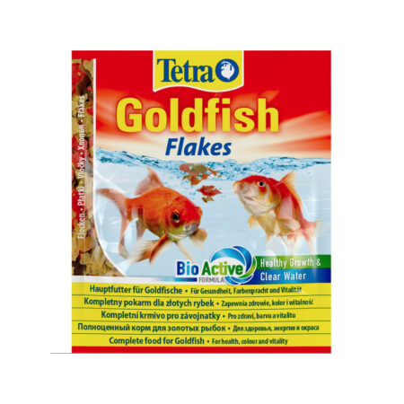 Корм для рыб Tetra Goldfish Flakes хлопья для золотых рыбок 12г (пакетик)
