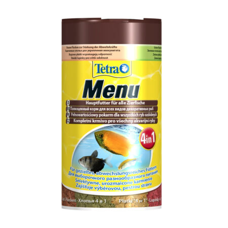 Корм для рыб Tetra Menu мелкие хлопья 4 вида 100мл