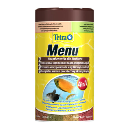 Корм для рыб Tetra Menu мелкие хлопья 4вида 250мл