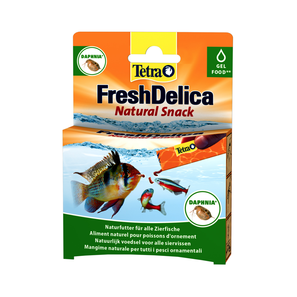 Корм для рыб Tetra FreshDelica Daphnia 48г, желе дафнии