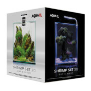 Аквариум Aquael Shrimp Set SMART LED D/N 30 черный 30 л