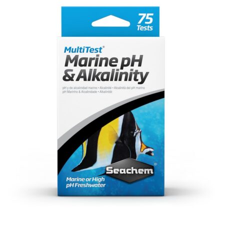 Тест для воды Seachem MultiTest: Marine pH and Alkalinity капельный на pH и щелочность, 75 тестов
