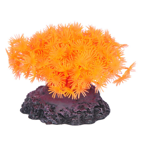 Коралл пластиковый (мягкий) красный 10х10х10см