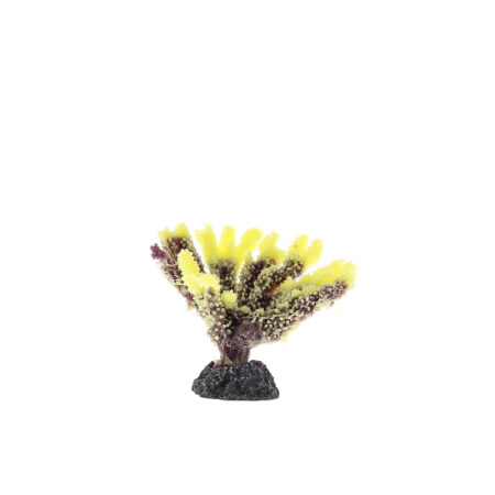 Коралл пластиковый (мягкий) желтый 9,5×5,8×7см