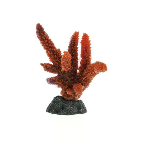 Коралл пластиковый (мягкий) красный 8х6,5х8см