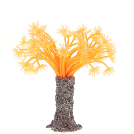 Коралл силиконовый красный 3.5х3.5х14см