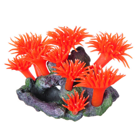 Коралл силиконовый красный 20х12х14см