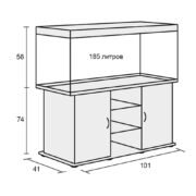 Аквариум Биодизайн Риф 200 (185 литров)